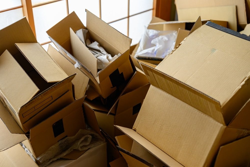 Gebruik tweedehands verhuisdozen